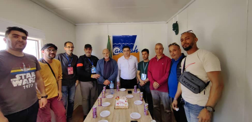 ALDIPH célèbre la Fête du Travail sur le site du projet d’Annaba et rend hommage à l’un de ses piliers : "Ami Omar"